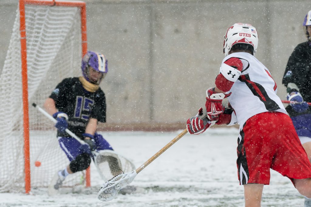 Josh Stout Shoots on Goal